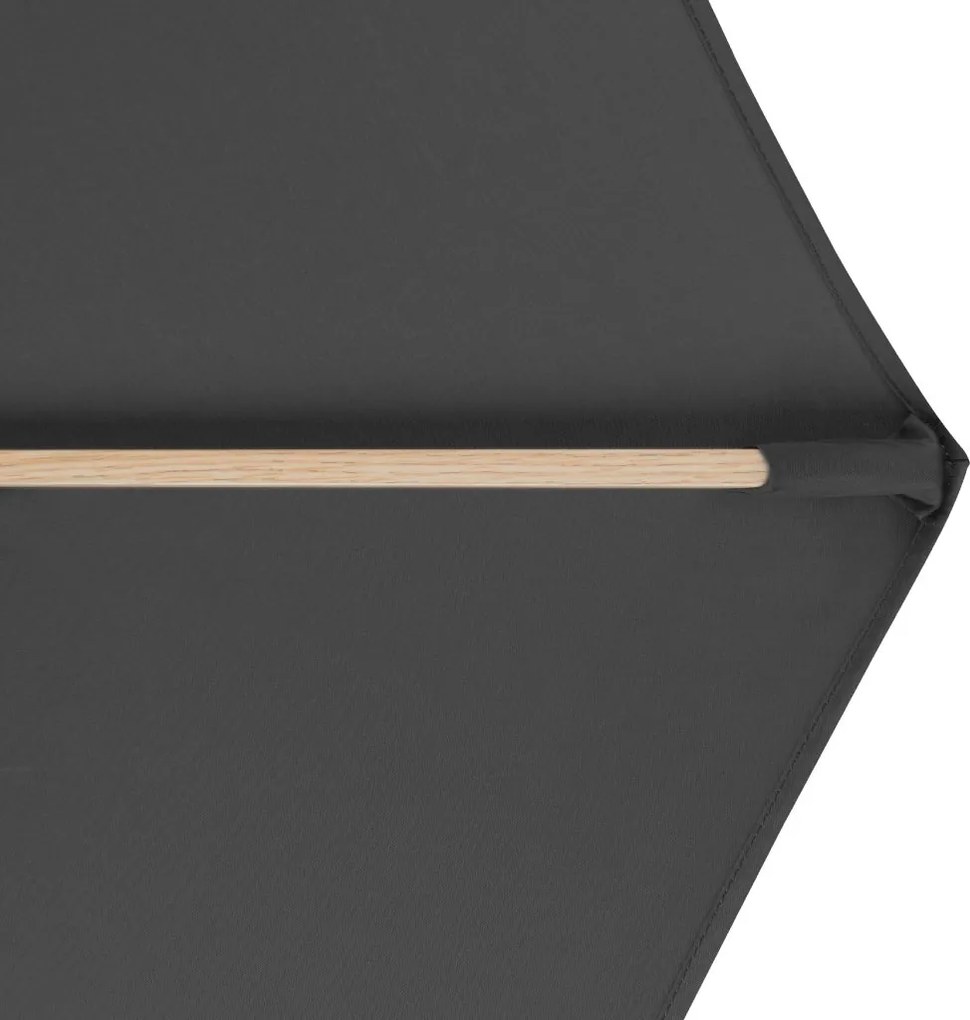 Doppler ALU WOOD parasol ogrodowy 350 cm antracyt