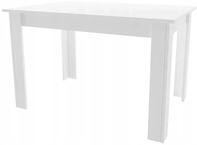 Biały minimalistyczny stół do jadalni - Nadeva 3X