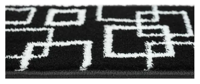 Czarne dywaniki na schody zestaw 13 szt. 22x73 cm Geometric – Mila Home