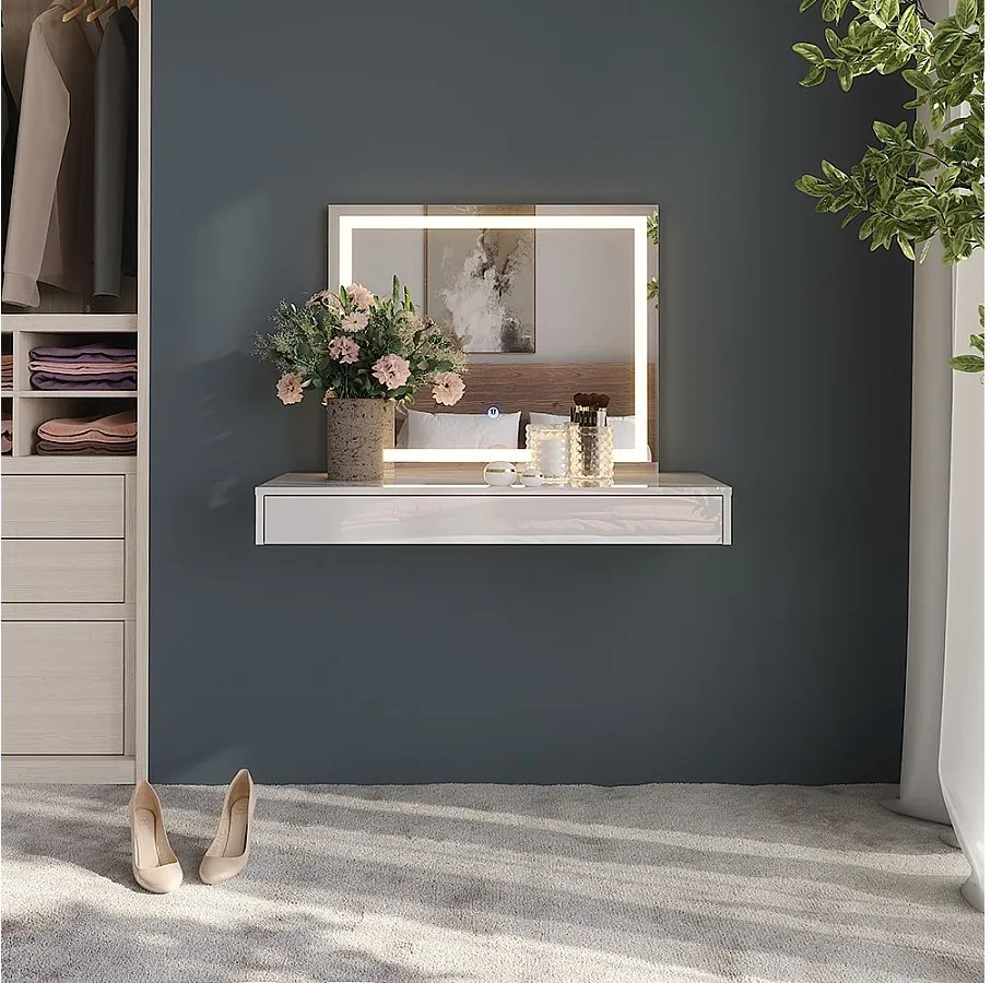 Stolik do przebierania biały 100x40.1x12 sherry