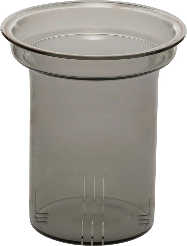 Dzbanek do zaparzania z szarego szkła TWISTED LIME, 800 ml