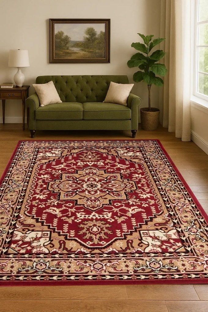 Czerwony dywan orientalny W5-F04