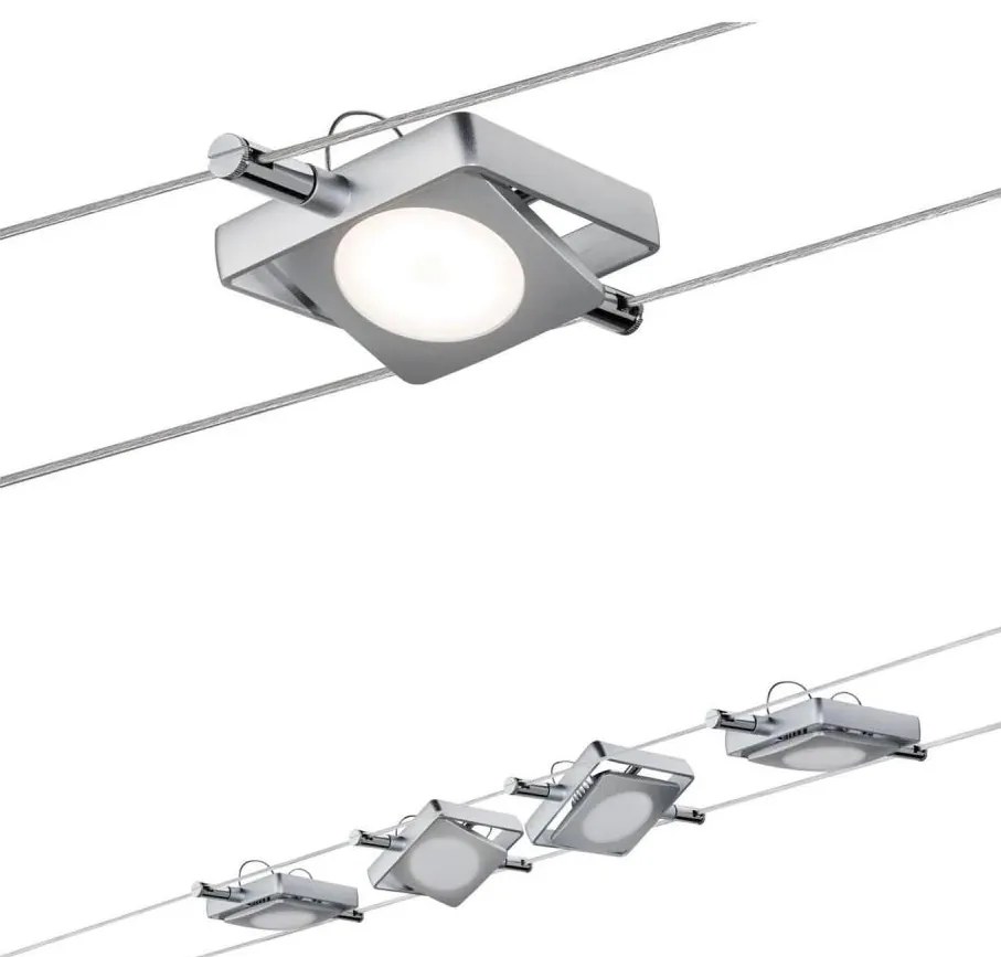 Paulmann 94107 - ZESTAW 4xLED/4,3W Oprawa punktowa do systemu linkowego MAC 230V