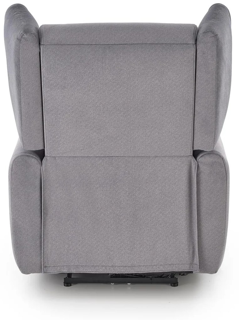 Fotel wypoczynkowy elektrycznie rozkładany popiel GELATO