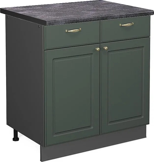 Szafka dolna do kuchni green gold country 80x60x82 fame-line