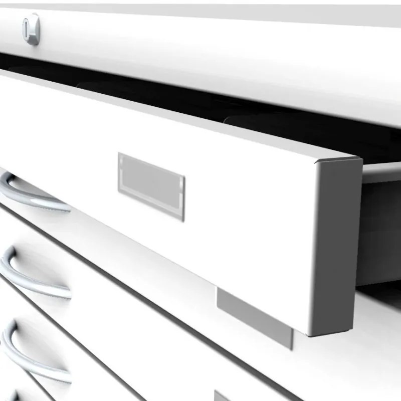 Szafka z szufladami na wykresy A1, 10 szuflad