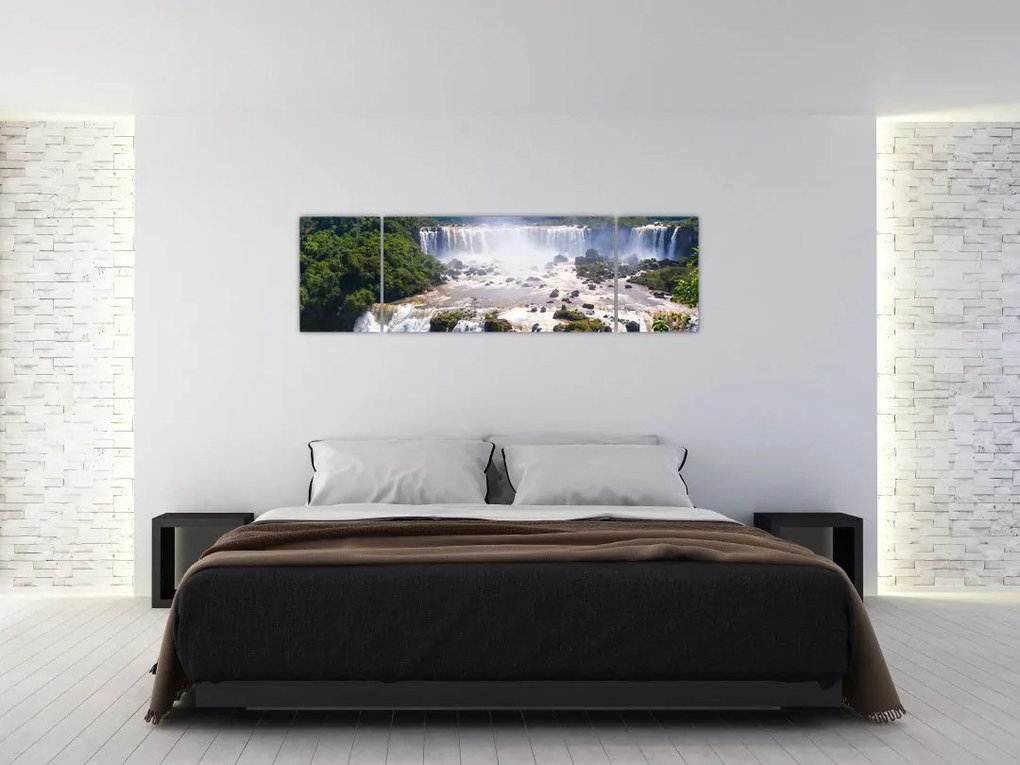 Obraz wodospadu Iguassu (170x50 cm)