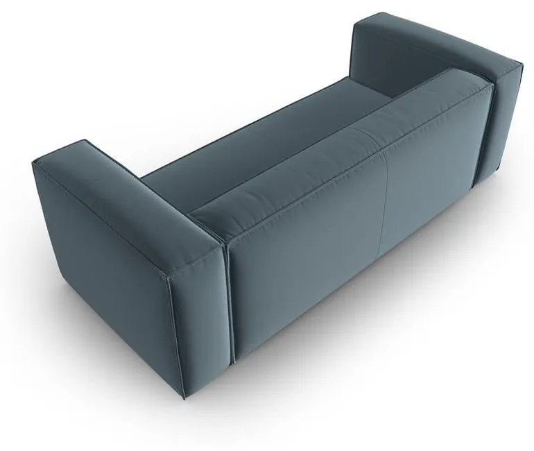 Niebieska aksamitna sofa 200 cm Mackay – Cosmopolitan Design