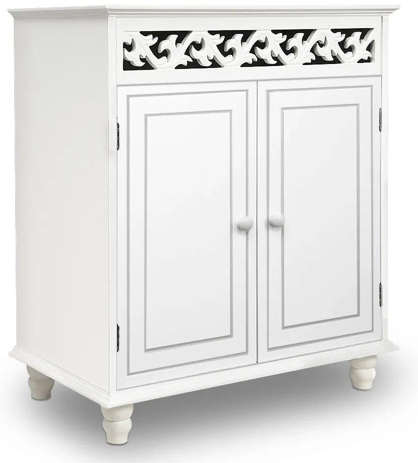 Casaria Komoda JERSEY, 76 x 65 x 35cm, biała