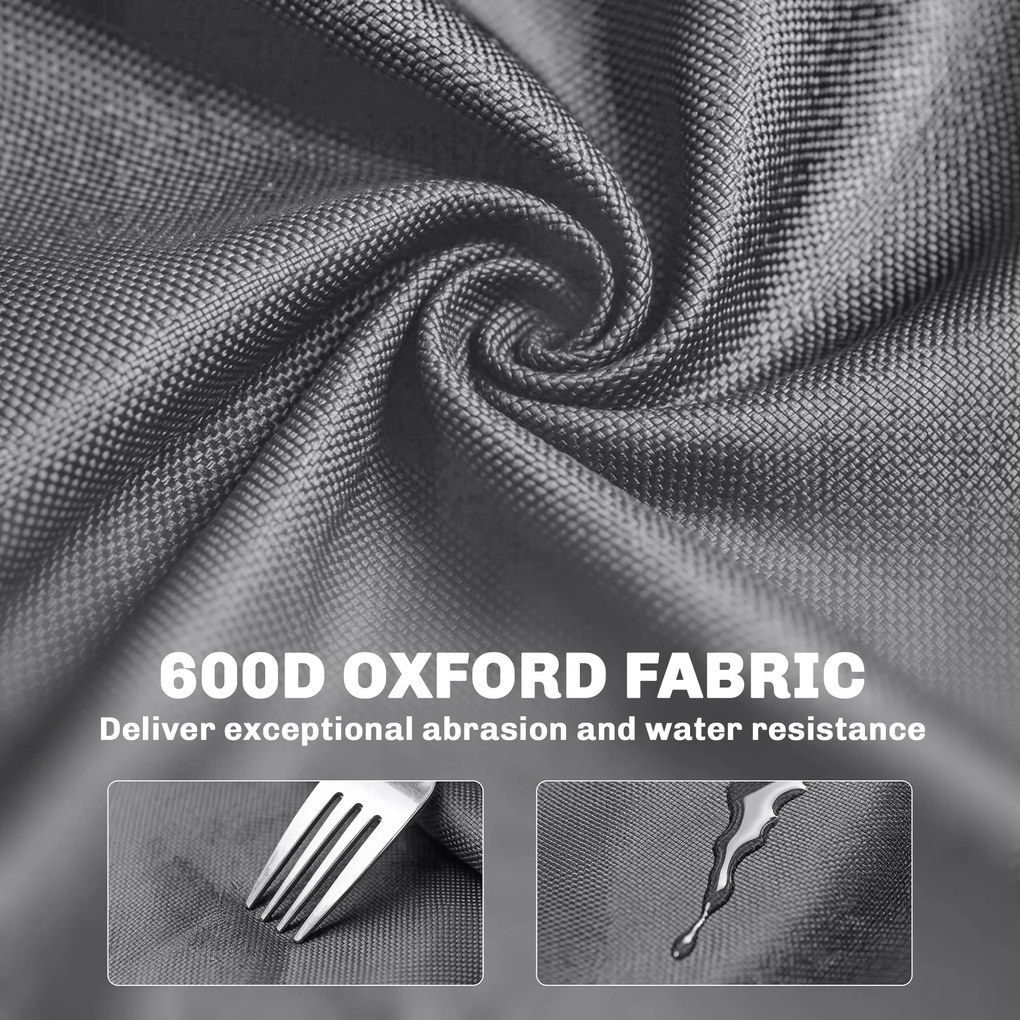 Outsunny Zestaw 2 krzeseł kempingowych składanych fotel wędkarski z odpinanym podnóżkiem uchwyt na napój nośność 120 kg Szary | Aosom PL