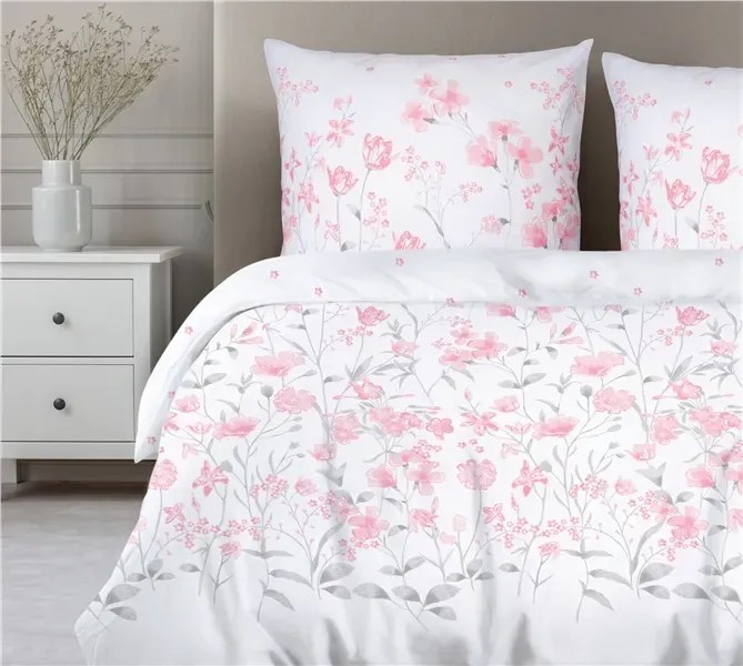 Pościel bawełniana Premium Bielbaw 160x200 Slay różowa GRENO