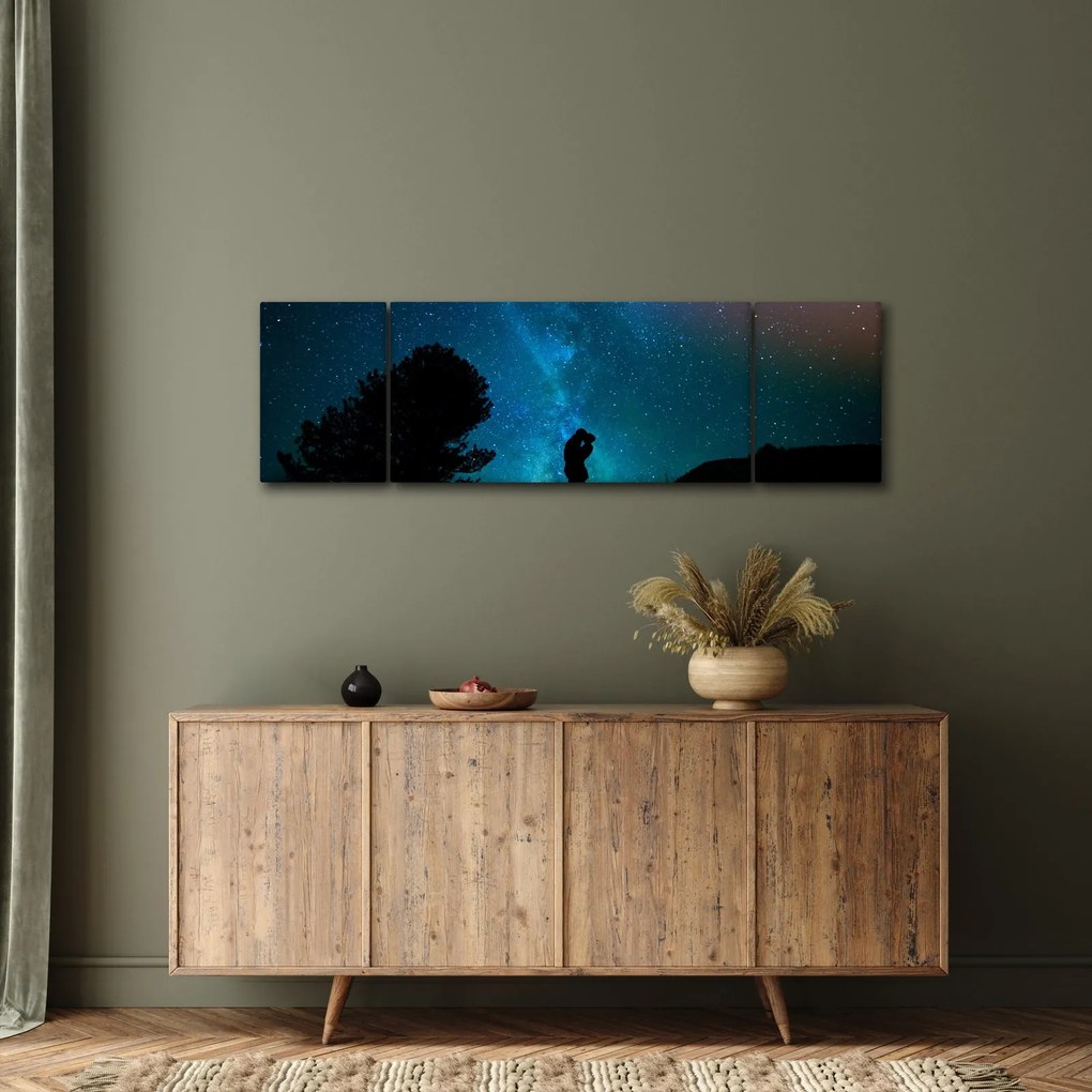 Obraz - Spotkanie pod gwiazdami (170x50 cm)