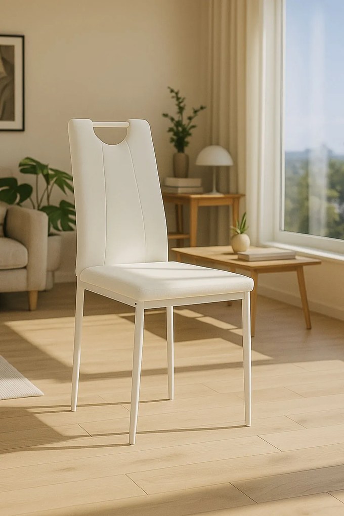 Pakiet 4 Krzese Risol Skóra Syntetyczna