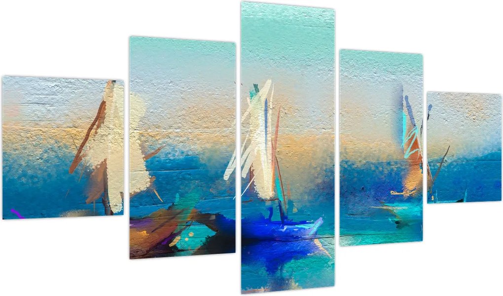 Obraz - Malarstwo krajobrazowe, malarstwo (125x70 cm)