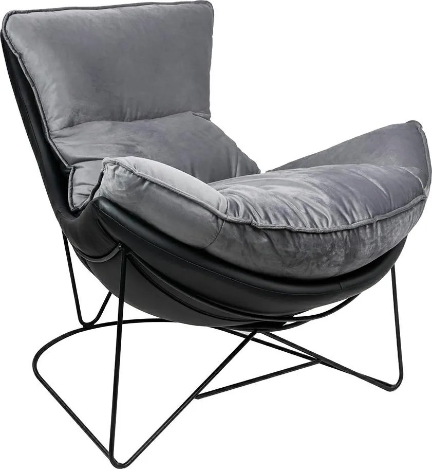 Designerski fotel wypoczynkowy Otilia Stand Velvet