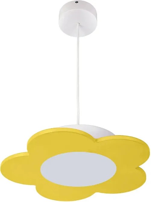 Żółta lampa wisząca kwiat dla dziewczynki - S200 L0-H86