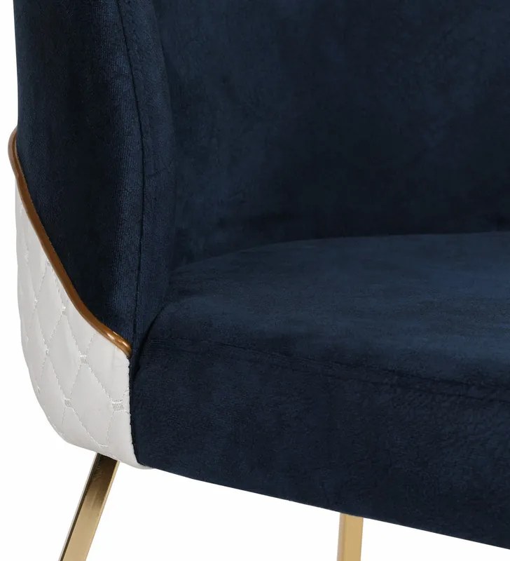 Zestaw krzeseł do jadalni Madrid Dark Blue, 2 szt., 2 szt.