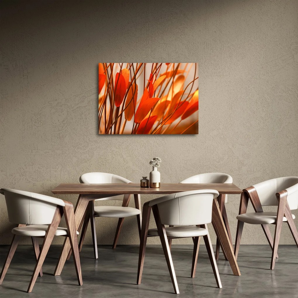 Obraz płatków kwiatów (70x50 cm)