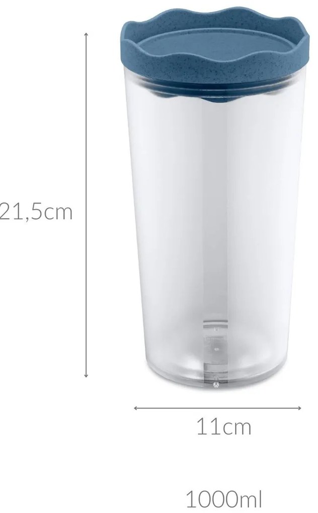 Pojemnik plastikowy na żywność PRINCE L, hermetyczny, 1000 ml, KOZIOL