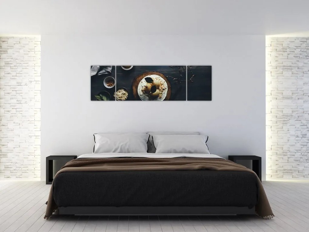 Obraz deseru na stole (170x50 cm)