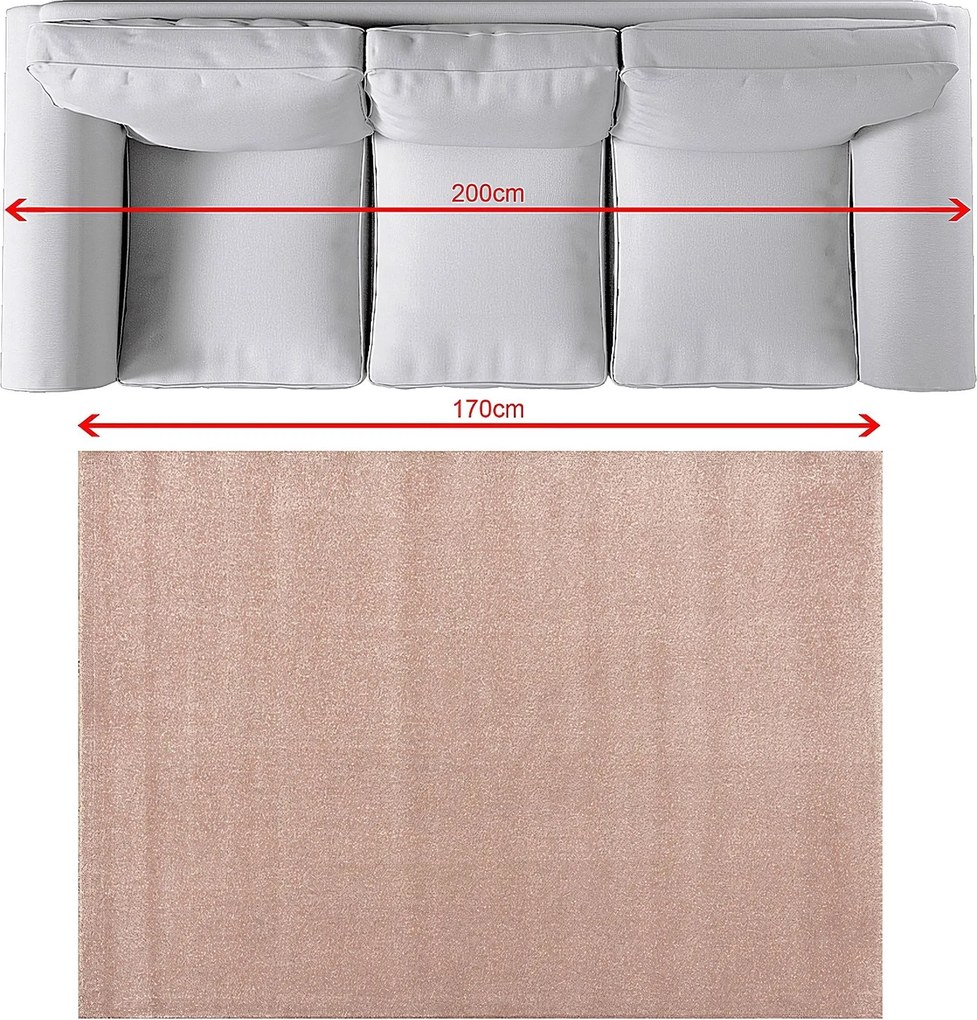 Dywan Sevilla dusty rose 120x170cm