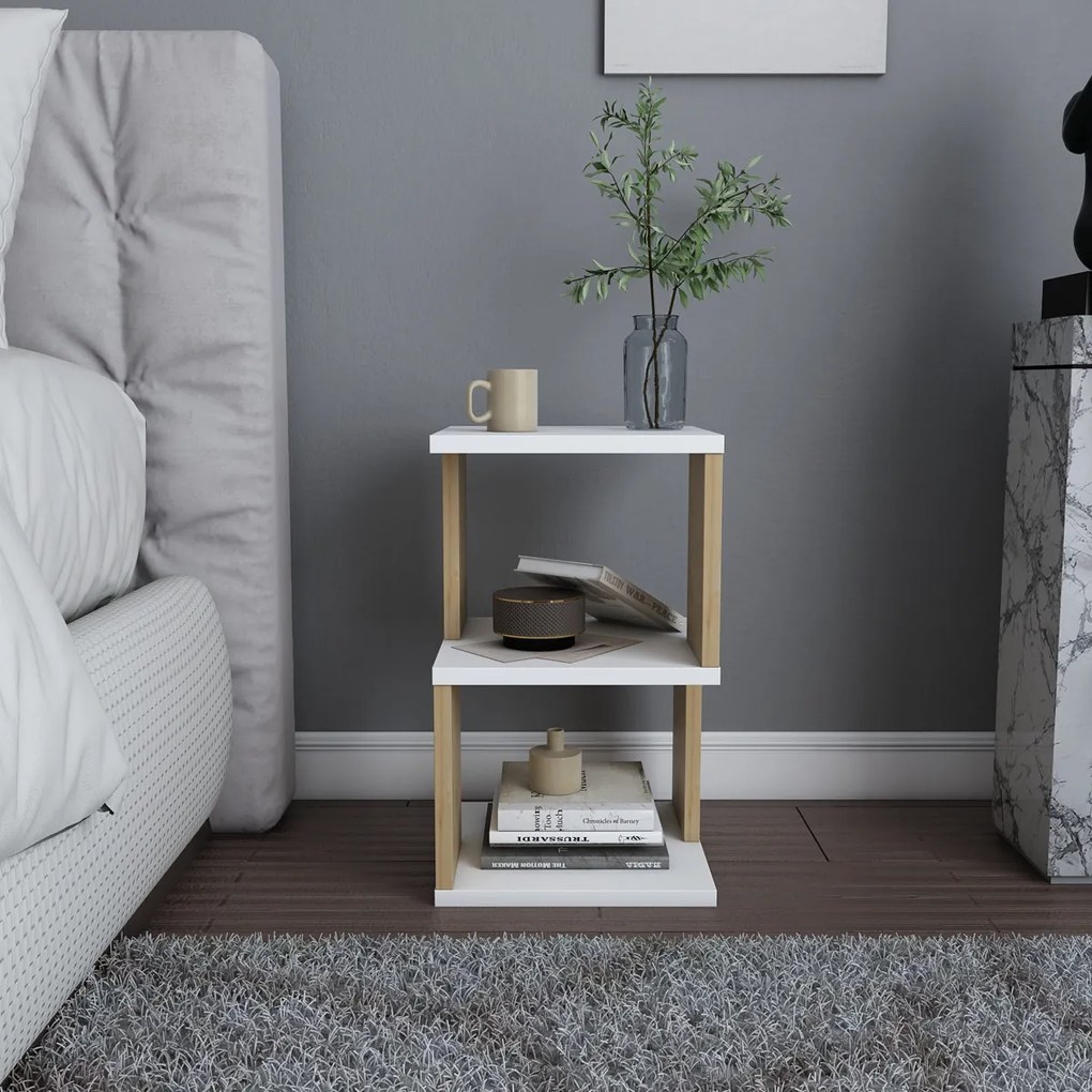 Stolik nocny Carter White Oak