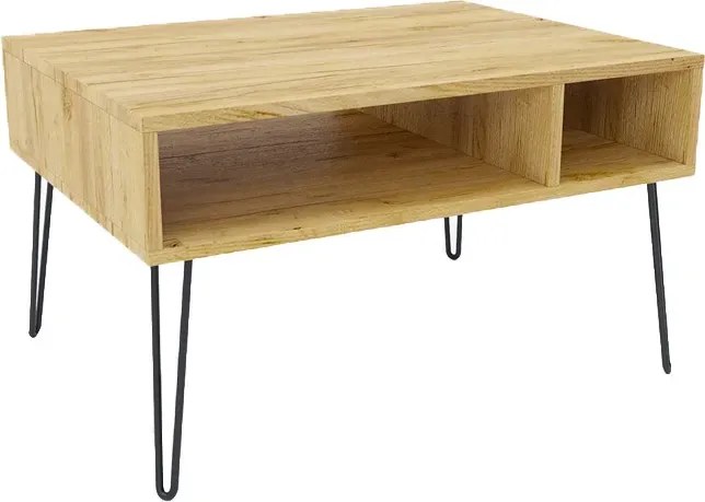 Minimalistyczny stolik kawowy dąb craft E8-L12