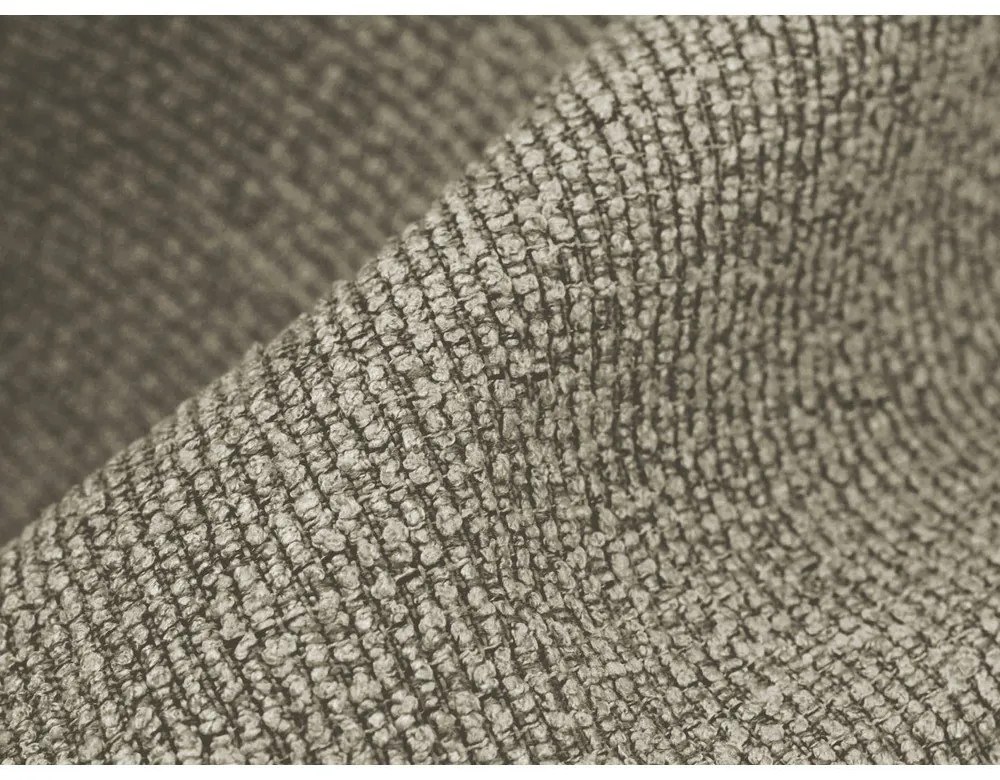 Szarobrązowa rozkładana sofa z materiału bouclé 255 cm Milu – Makamii