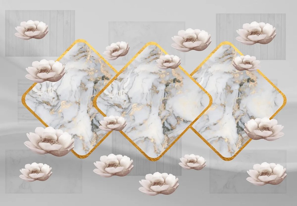 Fototapeta - Kolaż materiałów 3 (196x136 cm)