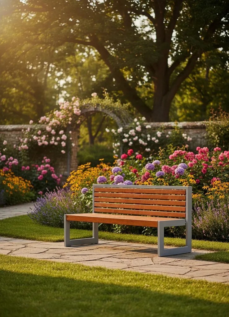 Ławka parkowa 180 cm S1-A04