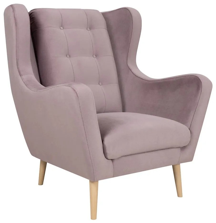 Fotel OMI XXL różowy