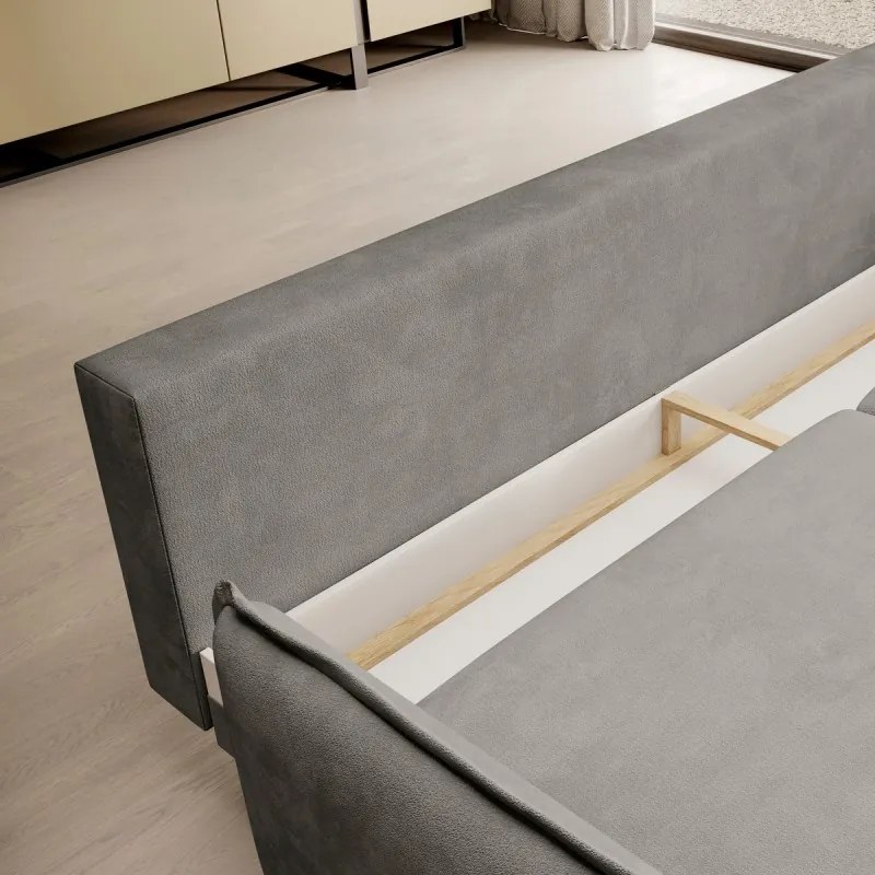 Sofa kanapa GLOSSY z funkcją spania i pojemnikiem WERSAL