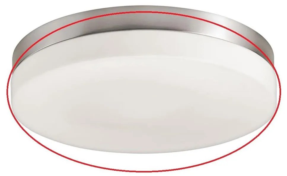 Prezent 67101 - Zamienny klosz do oprawy sufitowej PILLS E27 biały