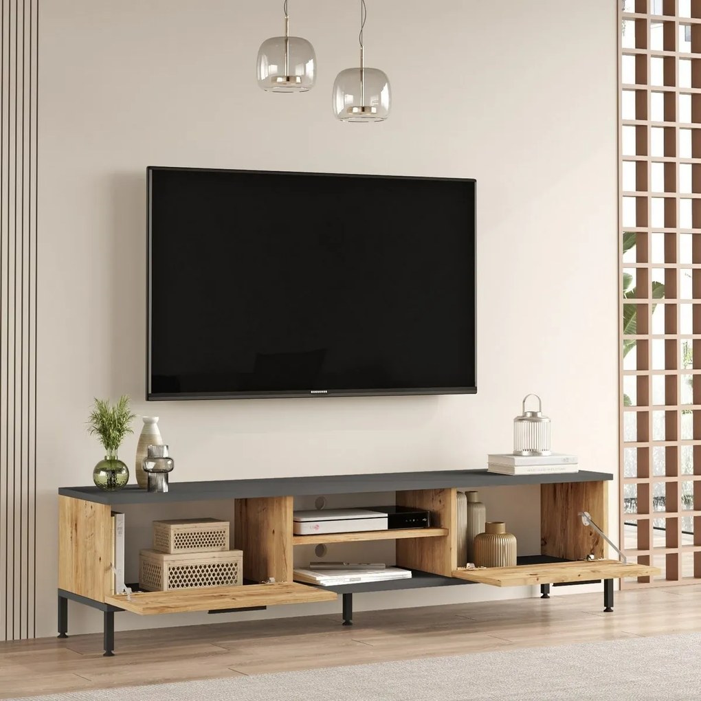 Stolik pod telewizor Rio Atlantic Pine and Anthracite