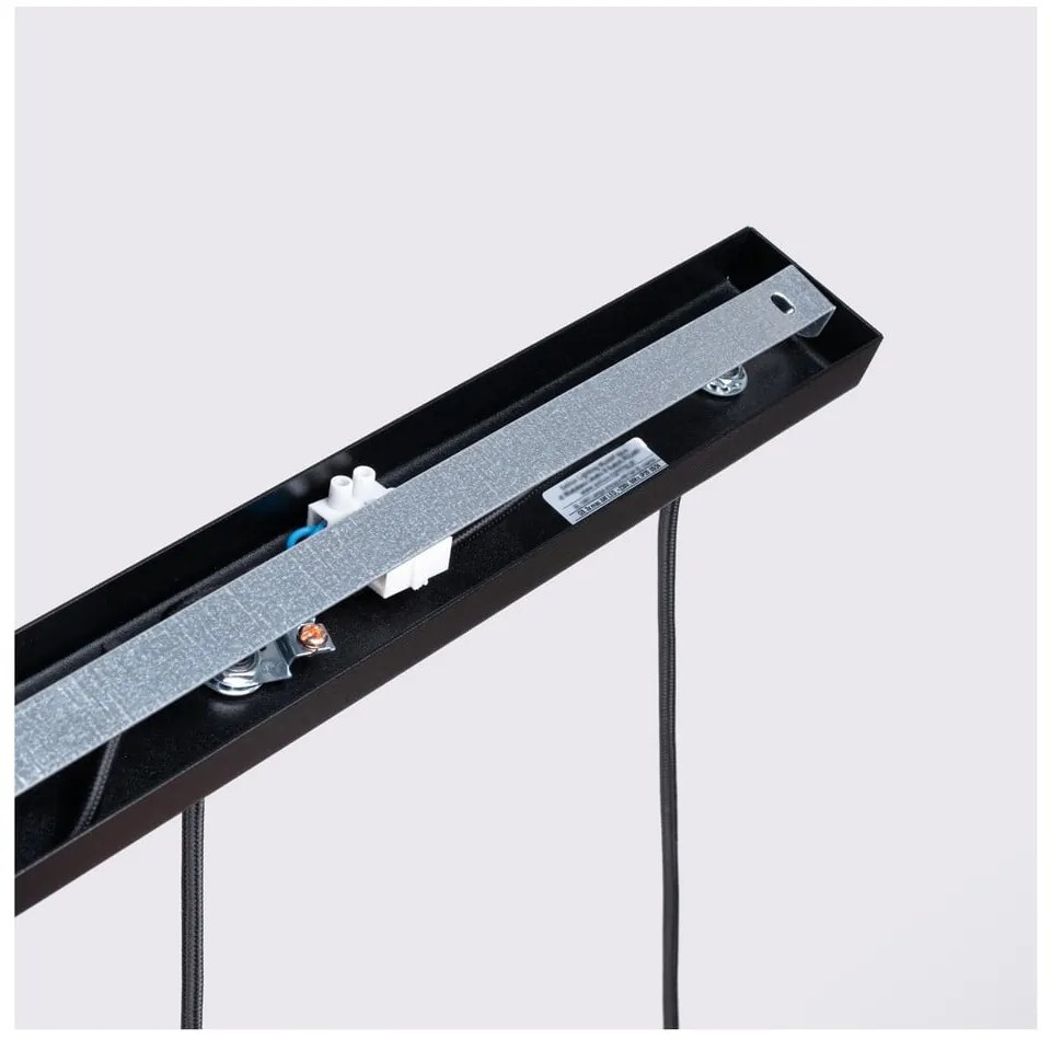 Czarna lampa wisząca Gleam – Sollux