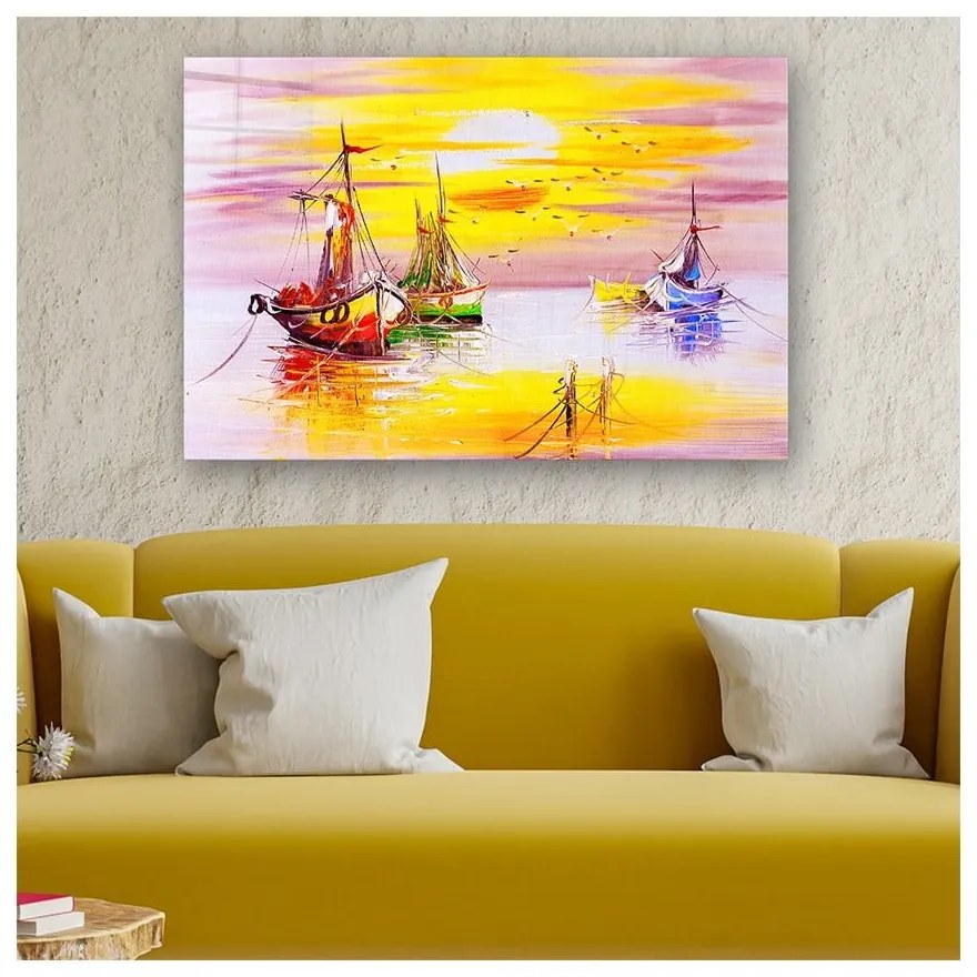 Szklany obraz 100x70 cm Sunset – Wallity