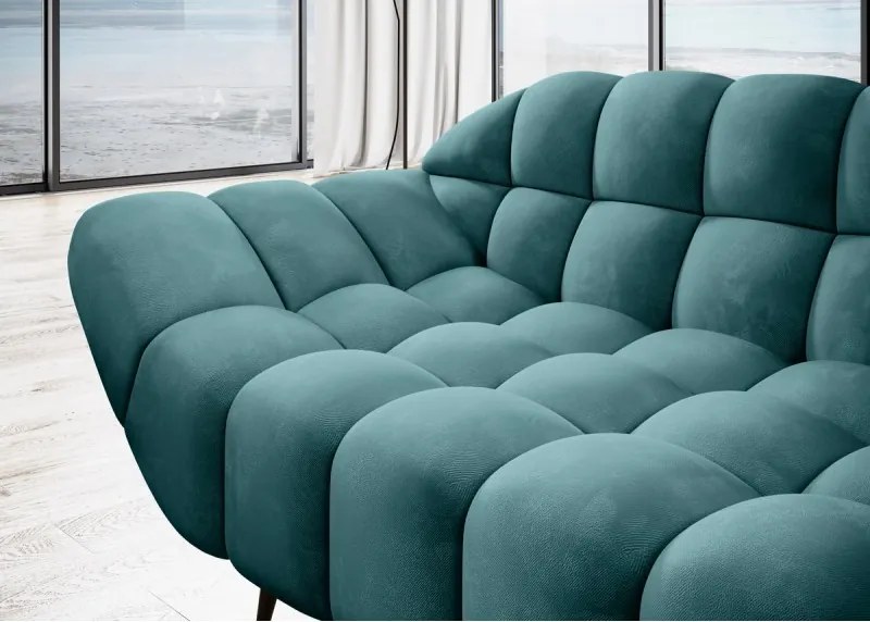 Sofa GAPPA 3 osobowa wolnostojąca w tkaninie MONOLITH 37 WERSAL