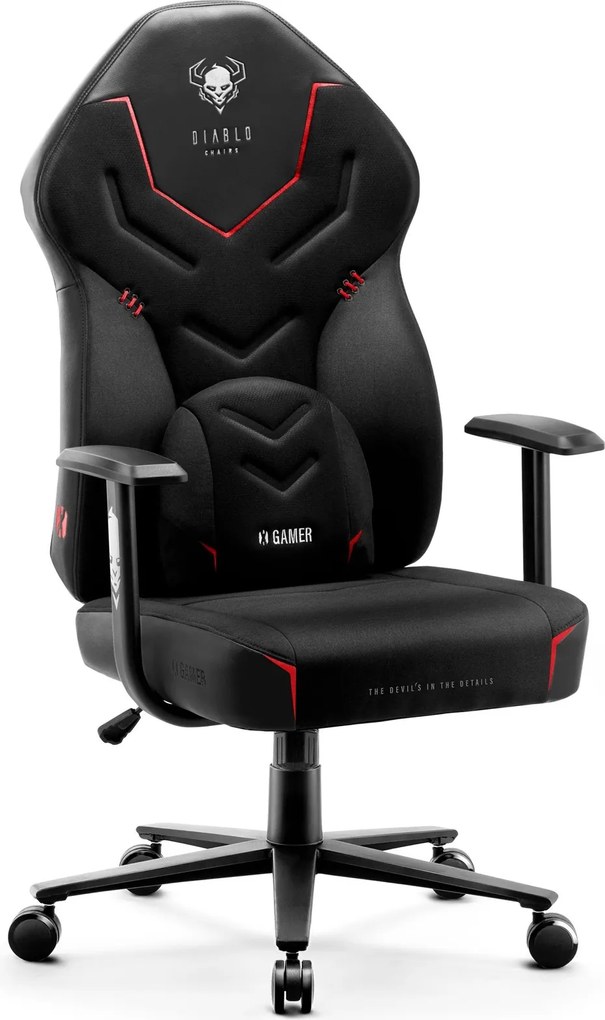 Krzesło do gamingu Diablo X-Gamer 2.0 Normal Size Dark Obsidian