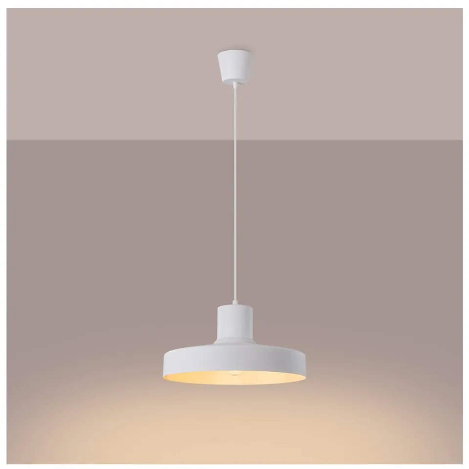Biała lampa wisząca ø 35 cm Vito – Nice Lamps