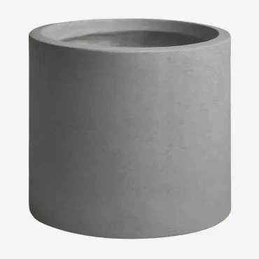 Doniczka Z Betonu Aurevi Ø35 Cm & Jasnoszary - Sklum