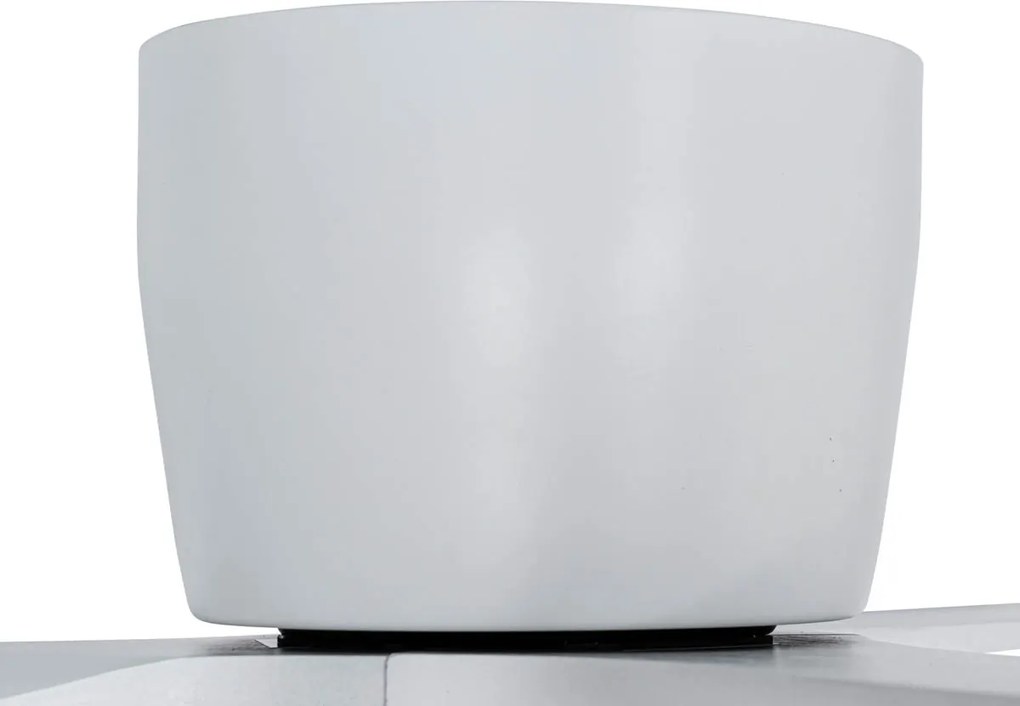 Inteligentny wentylator sufitowy biały 132 cm z LED z możliwością ściemniania w Kelwinach z pilotem - Sofio