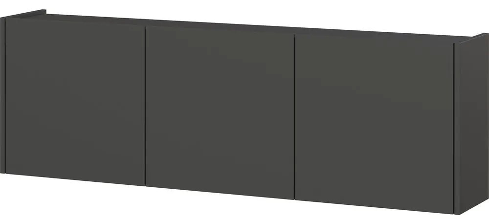 Antracytowa szafka pod TV 138x45 cm Piana – Germania