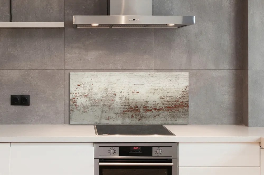 Szklany Panel Mur z Wyrazistej Cegły