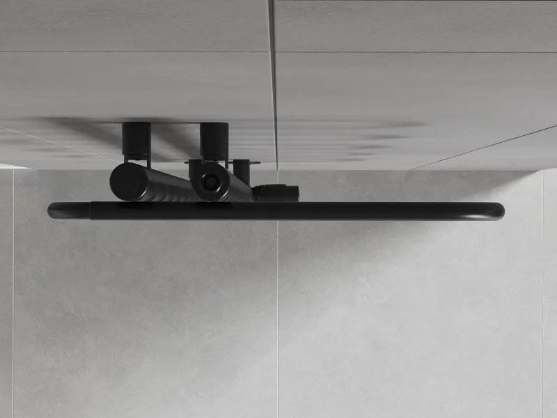 Mexen Kiso grzejnik łazienkowy dekoracyjny 1250 x 500 mm, 256 W, czarny - W114-1250-500-00-70