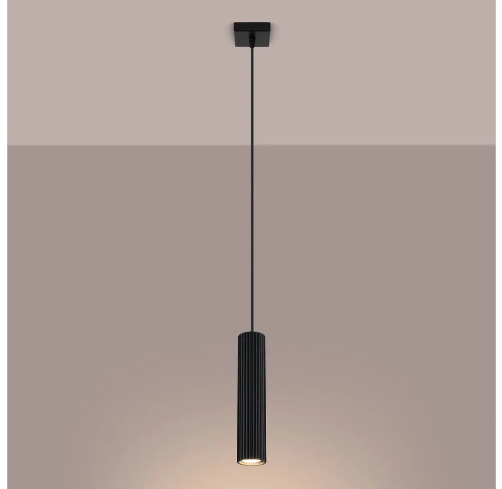 Brilagi - Żyrandol na lince CRESTO 1xGU10/10W/230V czarny