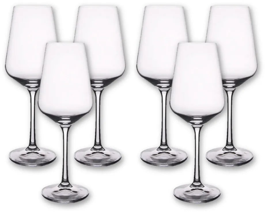 Kieliszki do wina zestaw 6 szt. 250 ml Sandra – Orion