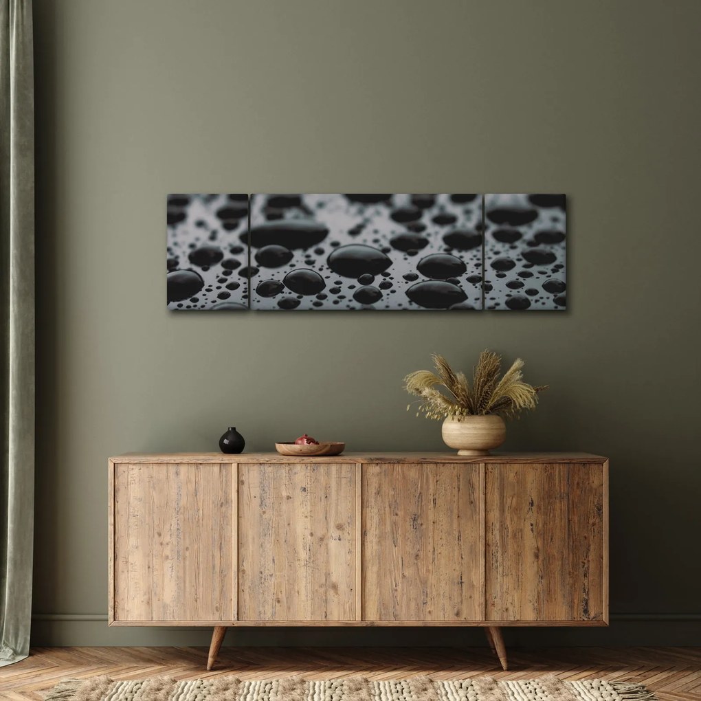 Obraz kropli wody (170x50 cm)