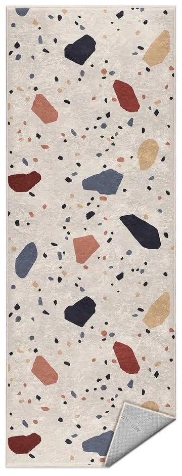 Kremowy chodnik odpowiedni do prania 80x200 cm Cracked Terrazzo – Mila Home
