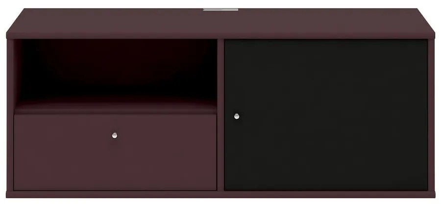 Bordowa komoda pod TV Mistral 222