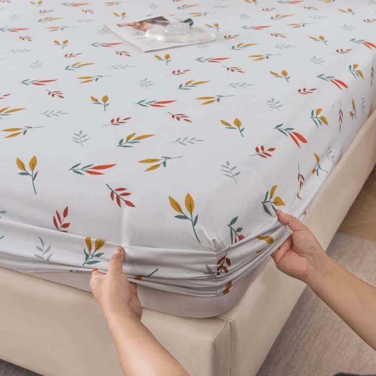 PrzytulneMieszkanie.pl Prześcieradło z mikrofibry VELIORA białe 90x200 cm
